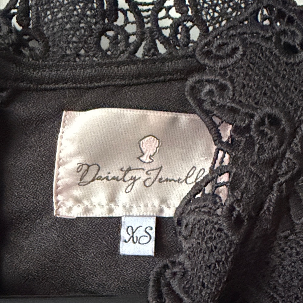 Dainty Jewells Black Lace Midi Dress - Picture 4 of 4